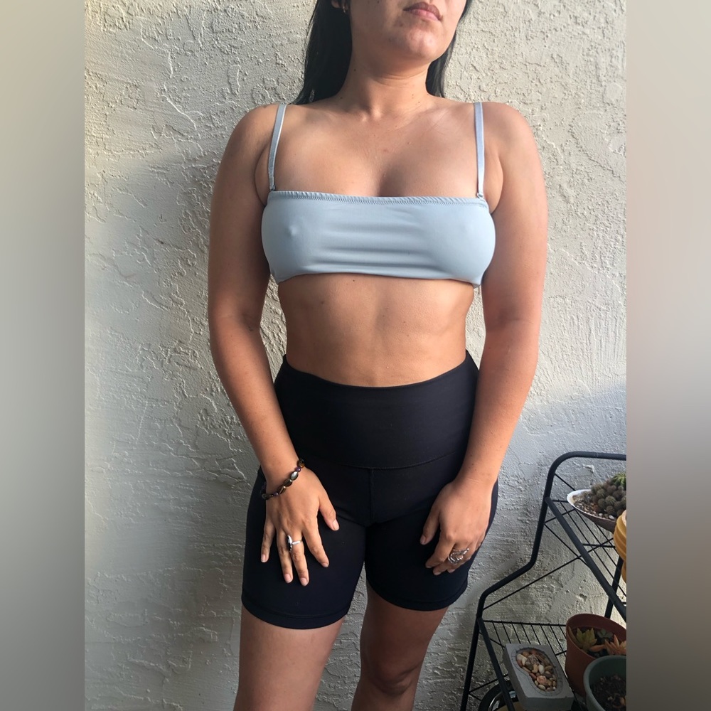 SKIMS swim bandeau top